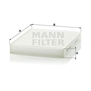 Фильтр салона MANN-FILTER CU 2559